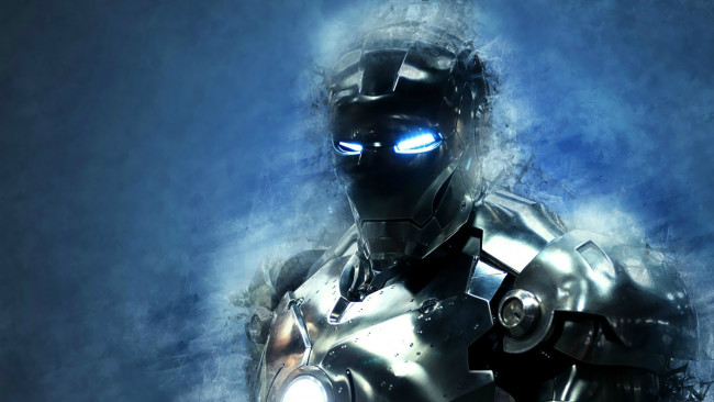Обои картинки фото кино, фильмы, iron, man, железный, Человек, размытость
