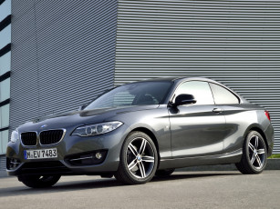 Картинка автомобили bmw 220i coupе sport line f22 2014 темный