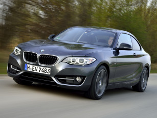 Картинка автомобили bmw 220i coupе sport line f22 2014 темный