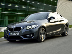 Картинка автомобили bmw 220i coupе sport line f22 2014 темный