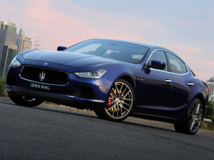 обоя автомобили, maserati, 2014г, au-spec, ghibli