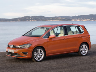 Картинка автомобили volkswagen sportsvan golf 2014г tsi