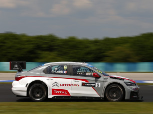 Картинка спорт автоспорт citroеn c-elysеe wtcc гонка скорость трек