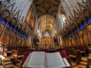 Картинка the+choir+of+winchester+cathedral интерьер убранство +роспись+храма роспись храм