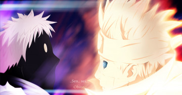 Картинка аниме naruto наруто шиппуден арт манга минато обито учиха намикадзе блондин мужчина эдо-тенсей