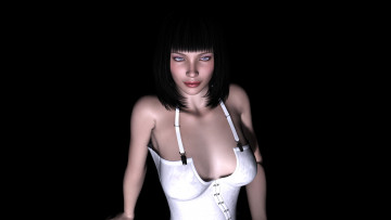 Картинка 3д+графика people+ люди фон девушка взгляд