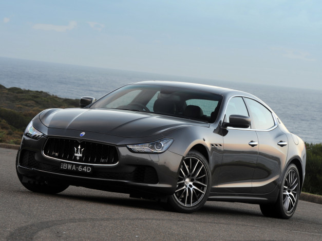 Обои картинки фото автомобили, maserati, 2014г, au-spec, ghibli