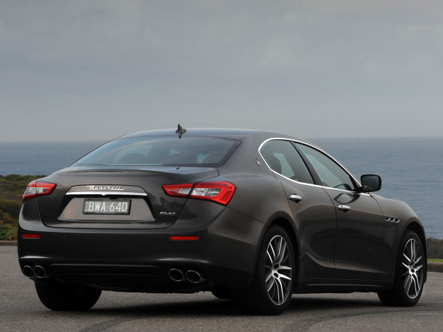 Обои картинки фото автомобили, maserati, au-spec, 2014г, ghibli