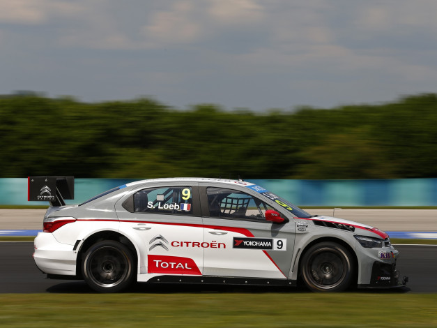 Обои картинки фото спорт, автоспорт, citroеn, c-elysеe, wtcc, гонка, скорость, трек