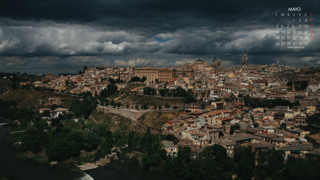 Обои картинки фото календари, города, толедо, испания