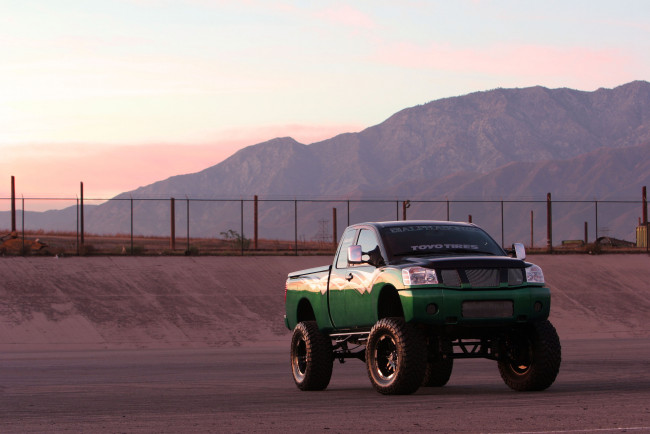 Обои картинки фото автомобили, custom pick-up, nissan