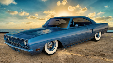 Картинка автомобили 3д 1970г plymouth