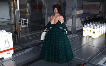 Картинка 3д+графика фантазия+ fantasy девушка фон взгляд