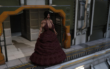 Картинка 3д+графика фантазия+ fantasy фон девушка взгляд