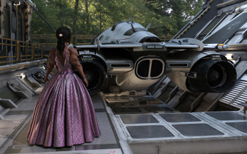 Картинка 3д+графика фантазия+ fantasy фон девушка взгляд