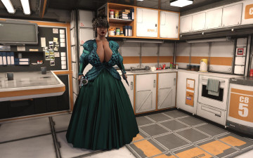 Картинка 3д+графика люди+ people фон взгляд девушка