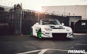 Картинка автомобили honda s2000 coupe sport tuning white