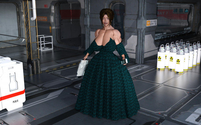 Обои картинки фото 3д графика, фантазия , fantasy, девушка, фон, взгляд