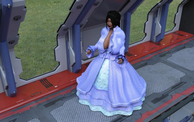 Обои картинки фото 3д графика, фантазия , fantasy, фон, взгляд, девушка