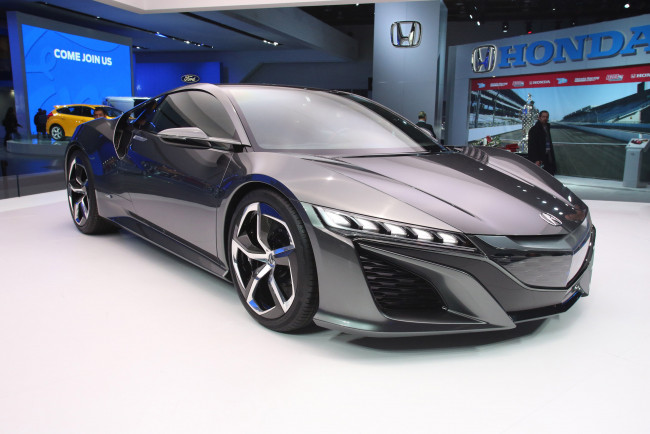 Обои картинки фото acura nsx concept 2013, автомобили, выставки и уличные фото, acura, nsx, concept, 2013, автосалон, выставка