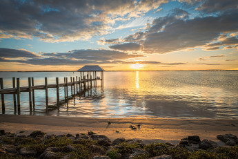 Картинка природа побережье рассвет