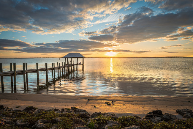 Обои картинки фото природа, побережье, рассвет