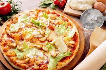 Картинка еда пицца сыр помидоры