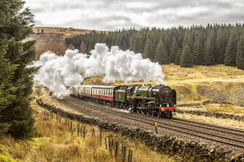 Картинка техника паровозы состав локомотив