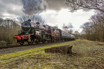 Картинка техника паровозы локомотив состав