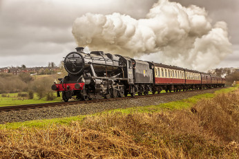 Картинка техника паровозы локомотив состав