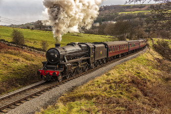 Картинка техника паровозы локомотив состав