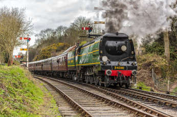 Картинка техника паровозы локомотив состав