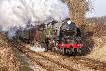 Картинка техника паровозы локомотив состав