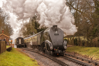 Картинка техника паровозы локомотив состав