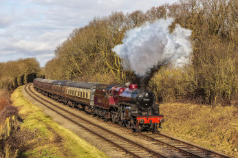 Картинка техника паровозы локомотив состав