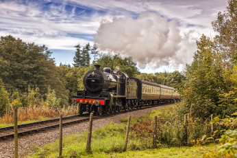 Картинка техника паровозы состав локомотив