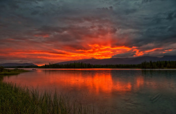 Картинка природа восходы закаты простор