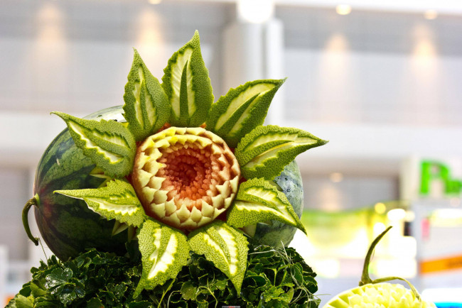 Обои картинки фото еда, арбуз