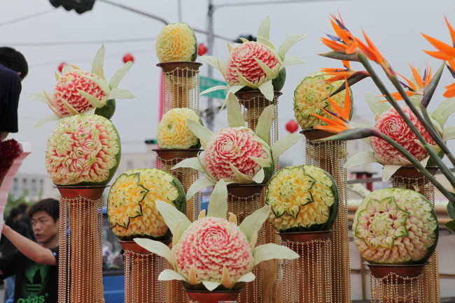 Обои картинки фото еда, арбуз