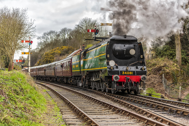 Обои картинки фото техника, паровозы, локомотив, состав