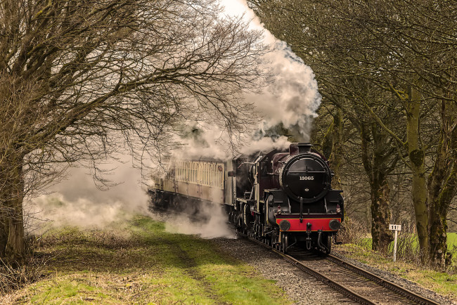 Обои картинки фото техника, паровозы, состав, локомотив