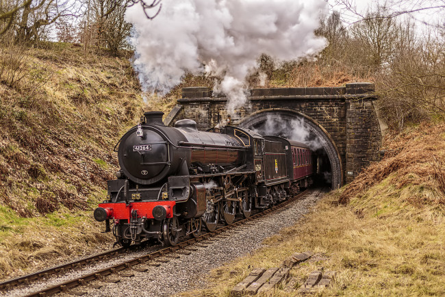 Обои картинки фото техника, паровозы, состав, локомотив