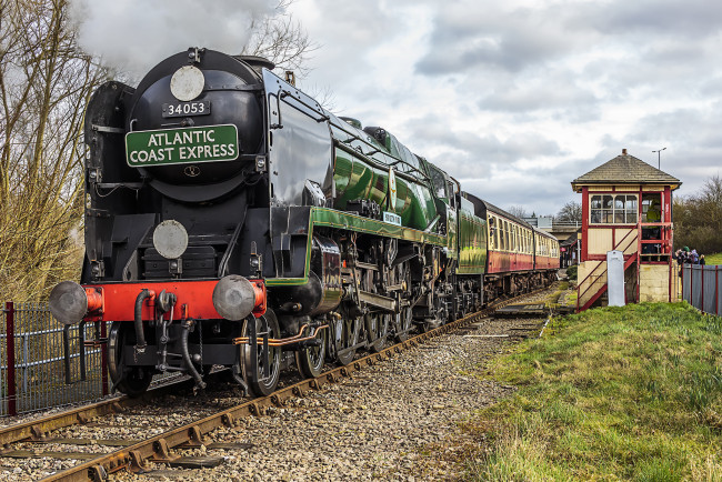 Обои картинки фото техника, паровозы, состав, локомотив