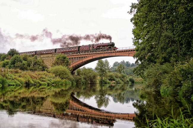 Обои картинки фото техника, паровозы, состав, локомотив