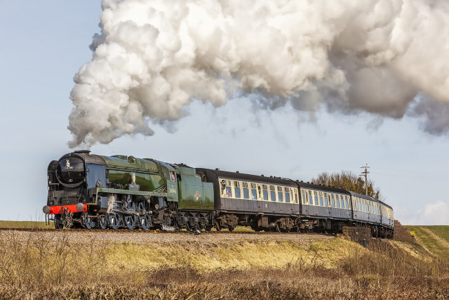 Обои картинки фото техника, паровозы, состав, локомотив