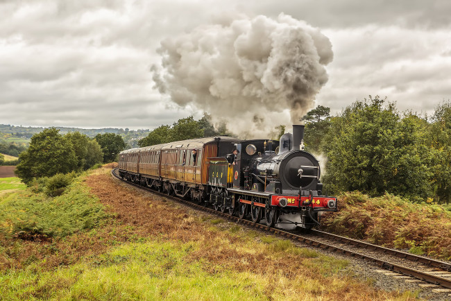 Обои картинки фото техника, паровозы, состав, локомотив