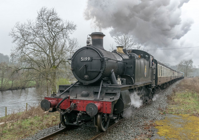 Обои картинки фото техника, паровозы, локомотив, состав