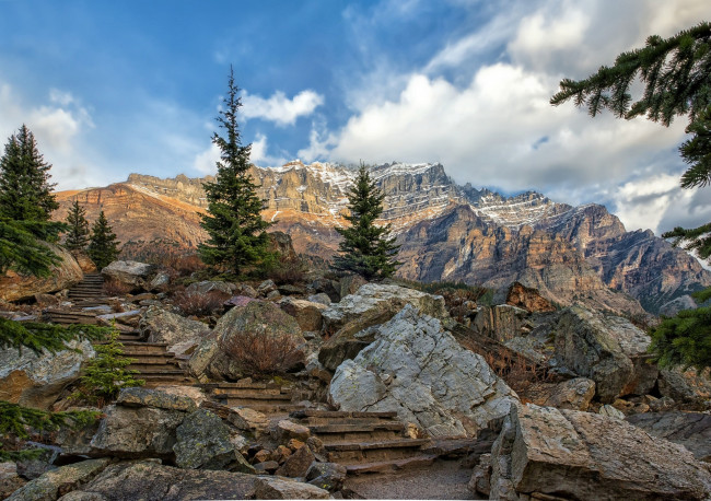 Обои картинки фото природа, горы, простор