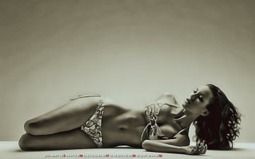 Картинка календари компьютерный+дизайн девушка купальник