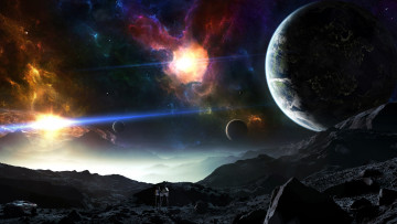 Картинка космос арт the artist tylercreatesworlds